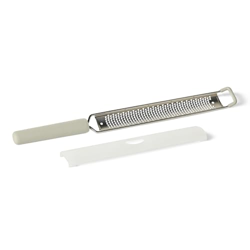 Amazon Basics Stainless Steel Zester and Grater with Non-Slip Handle