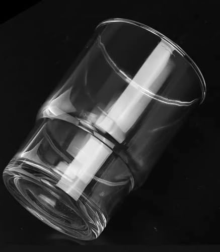 Transparent Bathroom Tumbler Cup for Toothbrush & Makeup Brushes