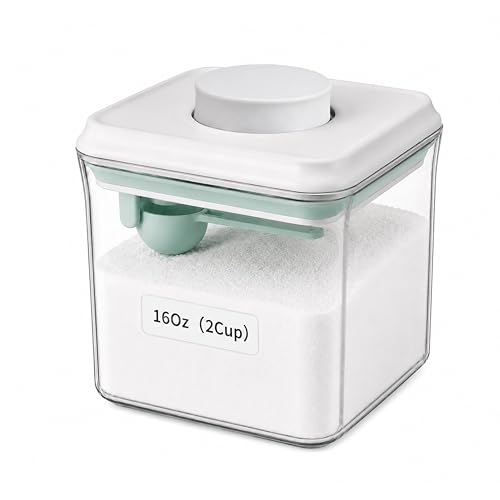 USYOGO Airtight Spice & Baking Soda Container - 500ml Stackable Jar