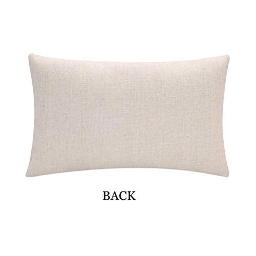 Family Forever Decorative Pillow Cover 12x20 Inches - Beige