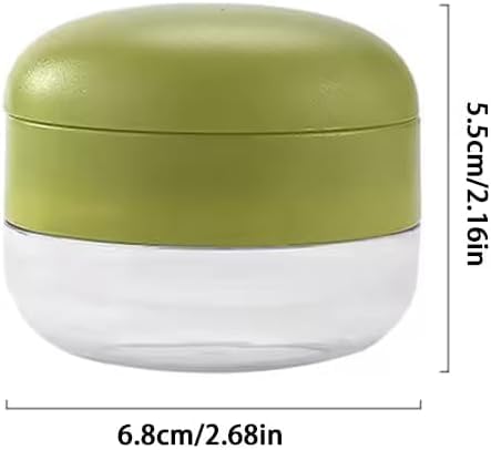 Mini Garlic Chopper and Press - Stainless Steel Mincer with Container