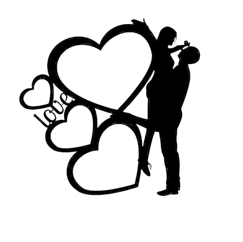 Hearts Couple Wedding Metal Cutting Dies for Scrapbooking