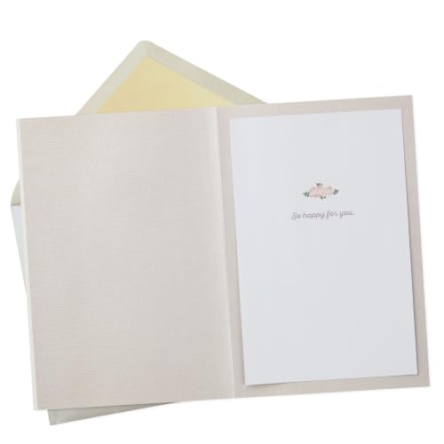 Hallmark Signature Wedding Card - Elegant Bridal Dress Design