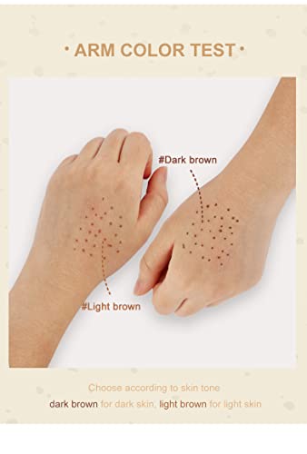 AKARY Faux Freckle Pen Waterproof Long Lasting Natural Spot Makeup Light Brown