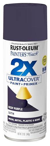 Rust-Oleum Painter's Touch 2X Satin Deep Purple Spray Paint - 12 oz