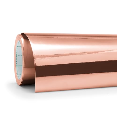 Cricut Foil Vinyl Roll - Rose Gold - 12 in x 10 ft Adhesive Craft Vinyl