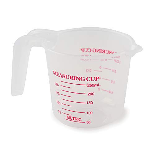 Norpro 1-Cup Plastic Measuring Cup with Drip-Free Spout and Handle