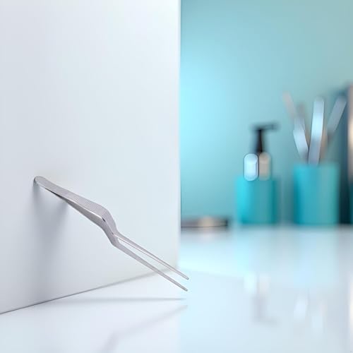 Stainless Steel Earwax Removal Tweezers and Spiral Ear Pick Tool