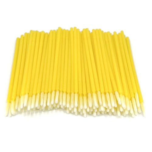 Genco Dental Disposable Micro Applicator Brushes for Eyelash Extensions, 100 Pack