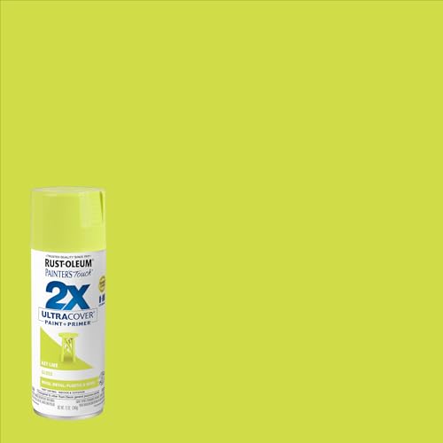Rust-Oleum Painter's Touch 2X Gloss Key Lime Spray Paint, 12 oz - Pack of 4