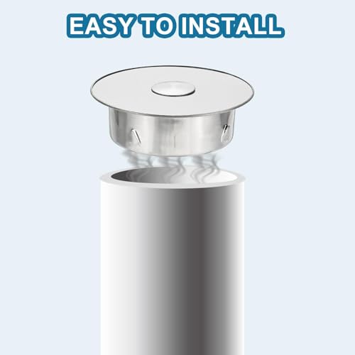Adjustable Stainless Steel Chimney Hole Cap for 63mm Pipes