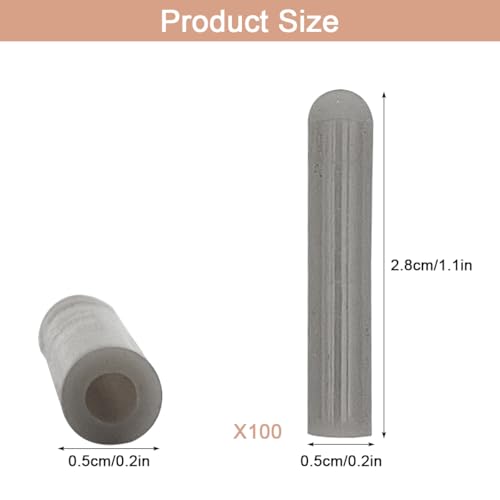 Gray Silicone Dishwasher Rack Tine Repair Caps - 100 Pcs