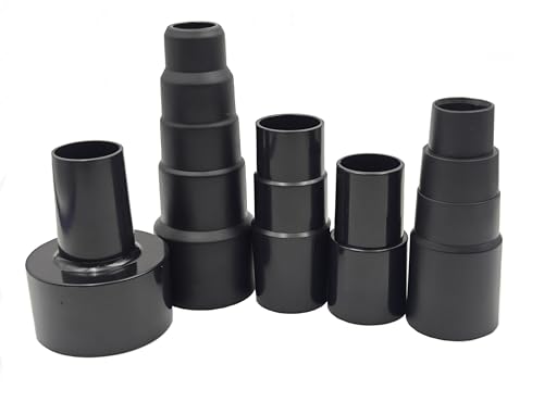 Velodi 5-Piece Universal Vacuum Hose Adapter Kit - Multi-Size Connector