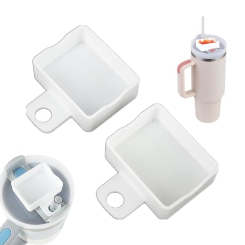 2-Pack Silicone Snack Bowls - Reusable Sauce Trays for On-the-Go