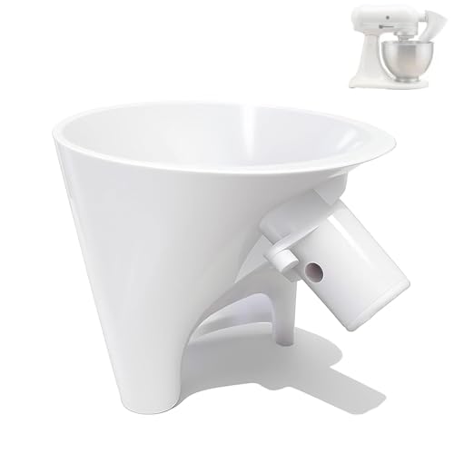 Pawbena Pouring Chute Funnel for KitchenAid Stand Mixers 4.5 & 5 QT
