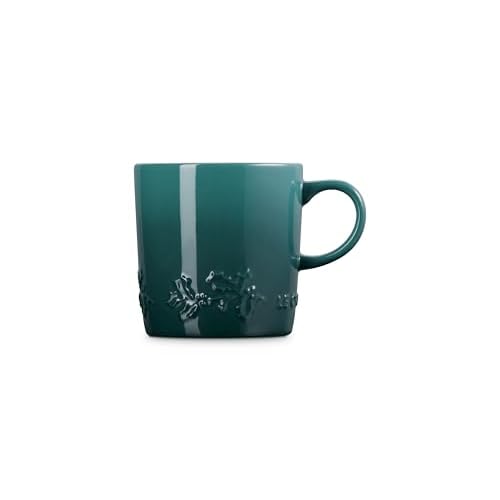 Le Creuset Stoneware Holly Collection London Mug, 12oz., Artichaut