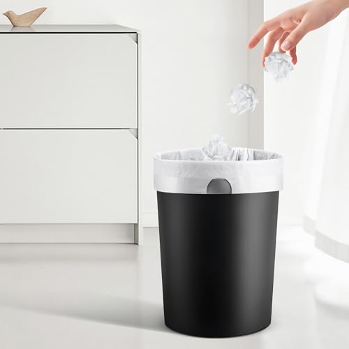 4 Gallon Drawstring Trash Bags - Strong White Bin Liners (60 Count)