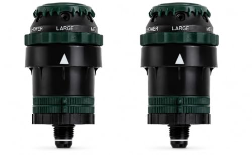 Orbit 58565N H2O-Six Gear-Drive Sprinkler - 2-Pack with 360-Degree Coverage