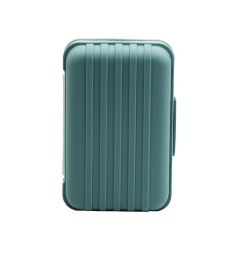 2 Pack Travel Soap Case Holder - Leakproof Portable Soap Box with Drain