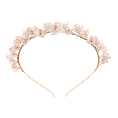 Bridal Gold Wedding Headband Hair Accessories for Women and Bridesmaids