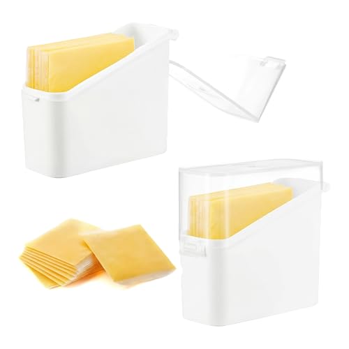 Airtight Sliced Cheese Container for Fridge - 2 Pack