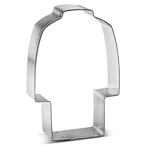 High-Quality Lab Coat Cookie Cutter - 4 Inch Tin Plated Steel