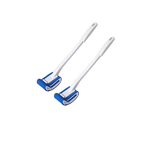 Jufay Scratch-Free Toilet Brush Set - Curved Design for Deep Cleaning