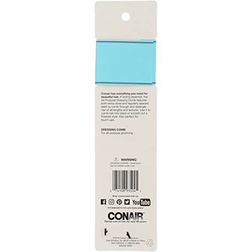 Conair Smooth and Style Hair Dressing Comb