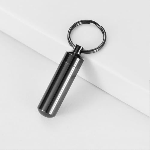 Cremation Jewelry Keychain for Ashes Women Men Memorial Keepsake Cylinder Vial