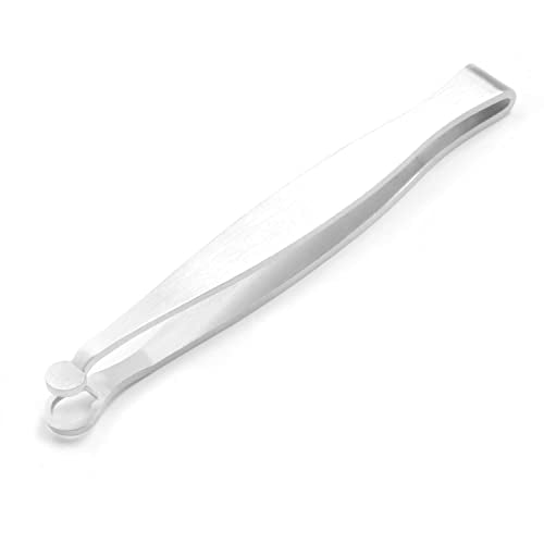 Precision Nose Hair Tweezer Stainless Steel Round Head Grooming
