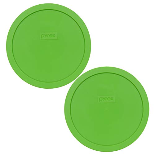 Pyrex 7402-PC Green Replacement Lids for 6-Cup & 7-Cup Bowls (2-Pack)