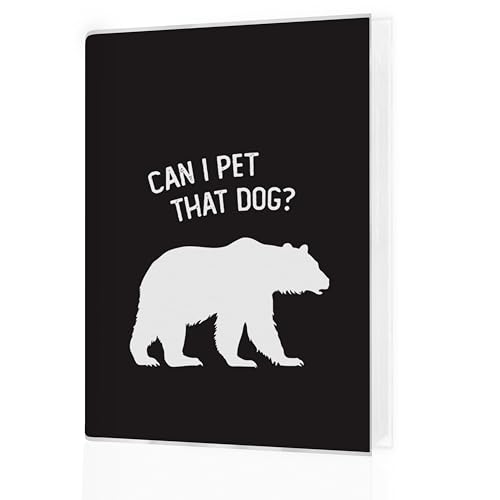 Funny Bear Meme 4x6 Photo Album for Dog Lovers - Holds 36 Photos