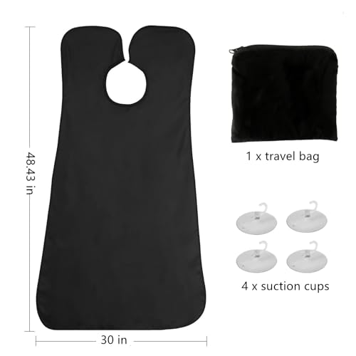 Beard Bib Apron for Men - Grooming Cape & Hair Catcher Gift