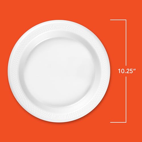 Hefty Deluxe Extra Strong Foam Plates, 10.25" - 15ct Heavy Duty