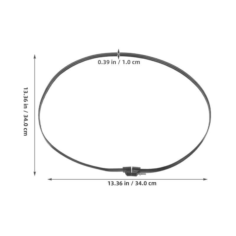 LALAFINA 12-Inch Electric Fan Replacement Hoop with Screws