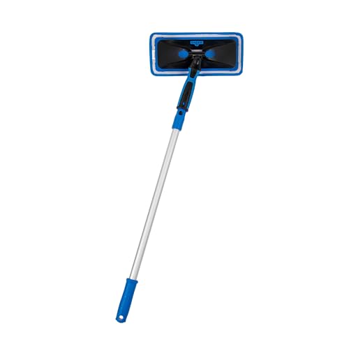 Unger 1 Count Indoor Window Cleaning Kit with 2' Pole & Microfiber Pads