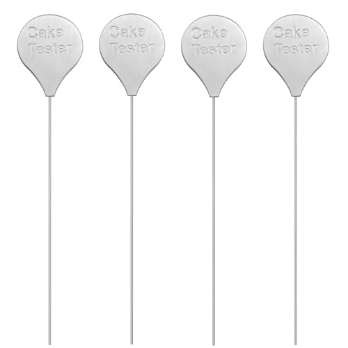 Omesata Cake Tester Set - 4 Reusable Baking Doneness Sticks, 7.9 Inch Stainless Steel