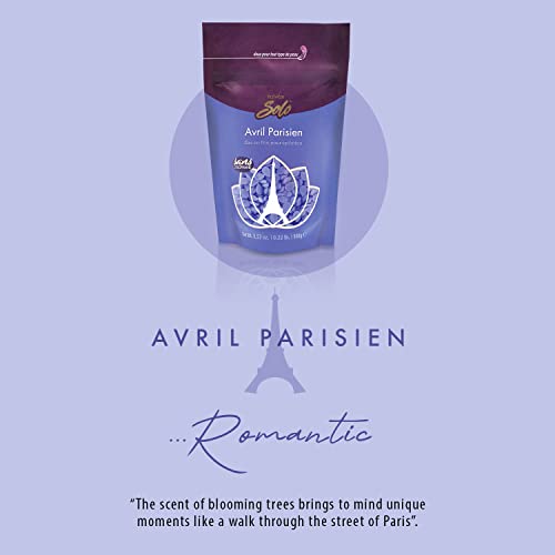 Italwax Solo Avril Parisienne Hard Wax Beads 100g Orchid Synthetic