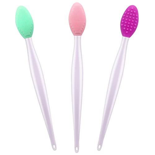 KSK Silicone Lip Scrub Brush Tool - Double-Sided Exfoliating Scrubber