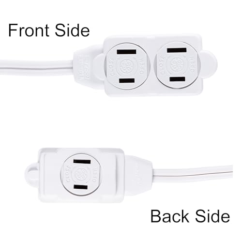 GE 12ft Extension Cord with 3 Outlets and Safety Covers