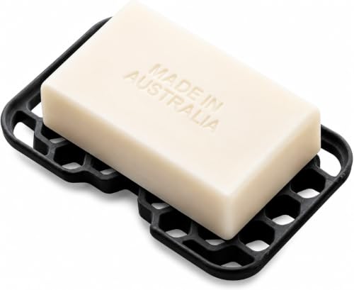 TOOLETRIES The Duke Silicone Soap Dish - Charcoal Self-Draining Holder