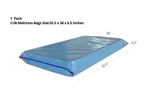 Small Single Crib Mattress Storage Bag with Zipper, 5 Mil Thick