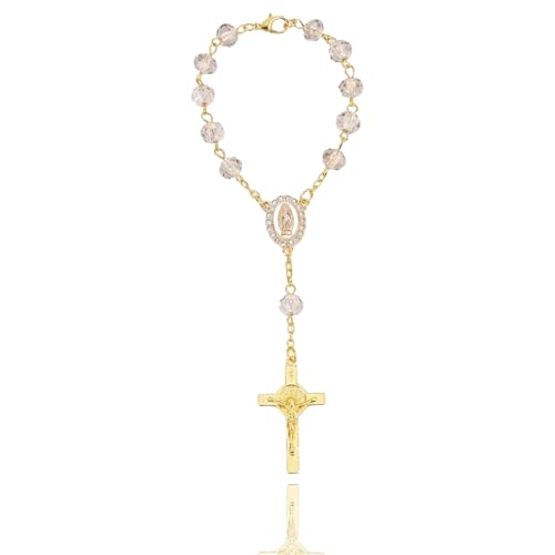 Car Rosary Rearview Mirror Hanger Elegant Symbolic Pendant Ornament