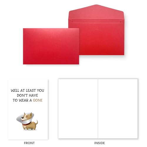 Joycard Humorous Recovery Greeting Card - Funny Comfort & Support