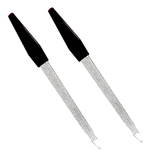 Pinkee's 6 Inch Stainless Steel Metal Nail File 2 Pack