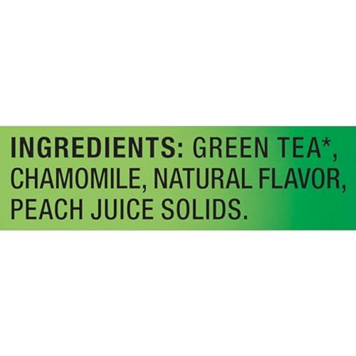 Lipton Peach Green Tea Bags - 120 Count Bulk Pack for Hot & Iced Tea