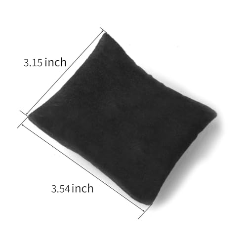 Black Velvet Bracelet & Watch Pillow Displays - Set of 6