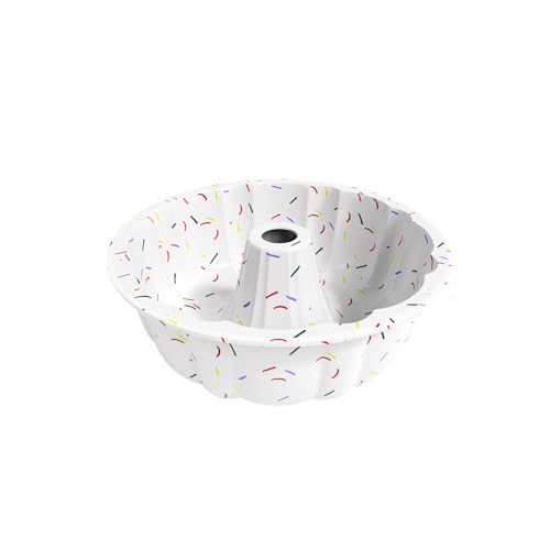 Saphe 10-Inch Silicone Cake Pan - Non-Stick Round Baking Mold