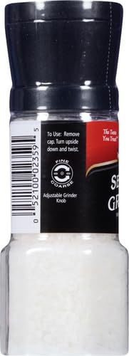 McCormick Sea Salt Grinder, 6.1 oz - Adjustable Coarse to Fine