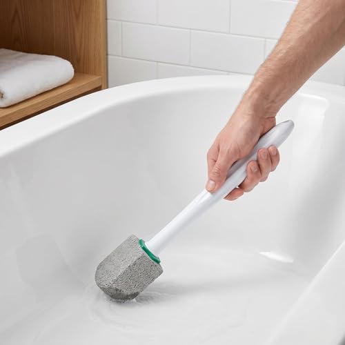 Toilet Pumice Stone Brush Set with Handle & 5 Replaceable Heads
